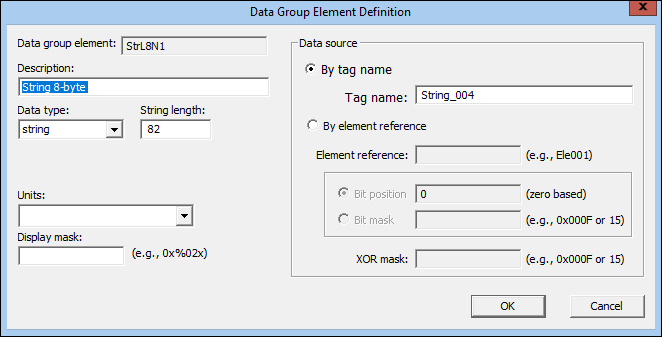 Data Group Element Definition